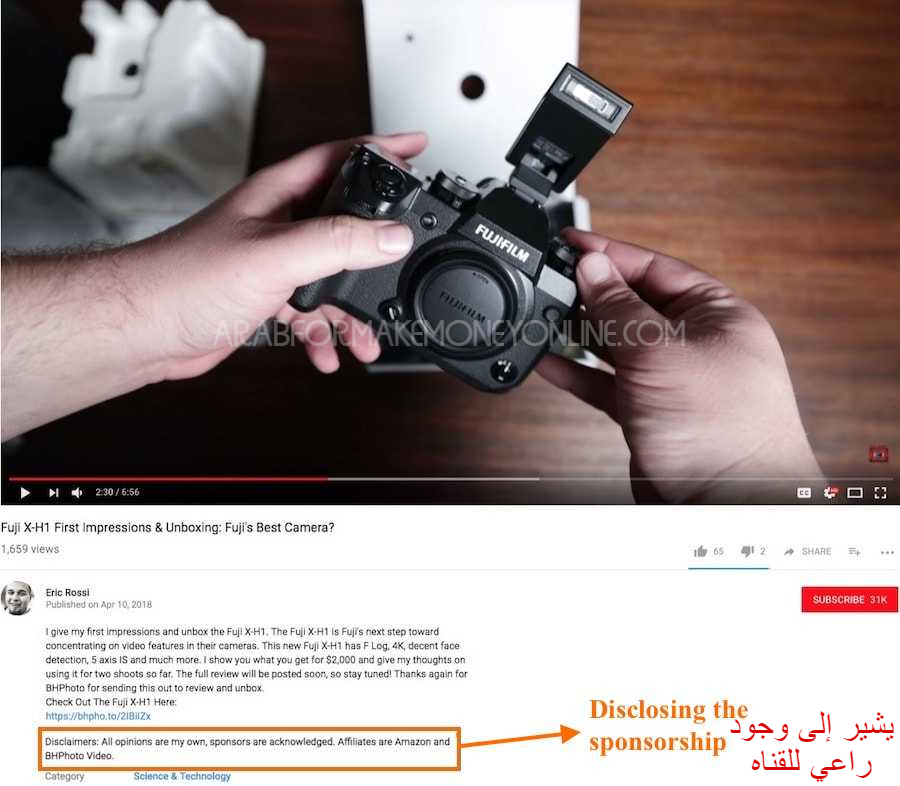 الربح من اليوتيوب