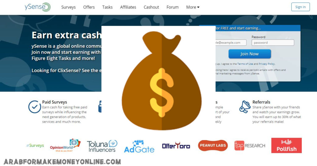 كيفية الربح من الانترنت للمبتدئين بإستخدام ySense أو ClixSense 1 كيفية الربح من الانترنت للمبتدئين