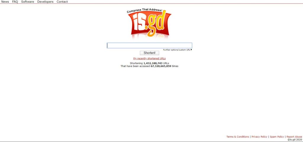 موقع اختصار الروابط url